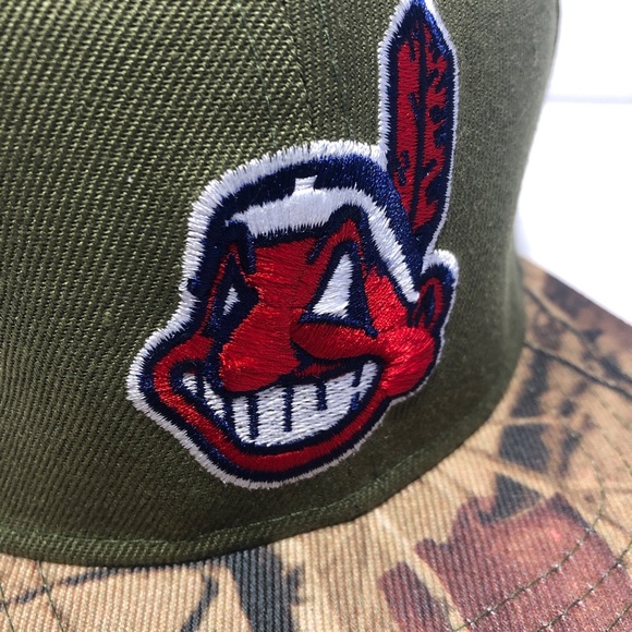 NEW RARE Cleveland Indians Chief Wahoo MLB Hat. - Picture 2 of 4